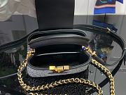 Louis Vuitton Nano Capucines East-West Black crystal - 4