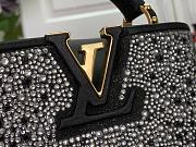 Louis Vuitton Nano Capucines East-West Black crystal - 3