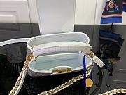 Louis Vuitton Nano Capucines East-West Silver crystal - 6