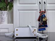 Louis Vuitton Nano Capucines East-West Silver crystal - 5