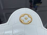 Louis Vuitton Nano Capucines East-West Silver crystal - 2