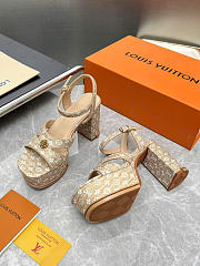 Louis Vuitton Maya Platform Sandal Natural - 6