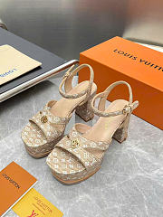Louis Vuitton Maya Platform Sandal Natural - 3