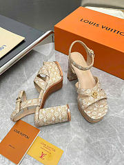 Louis Vuitton Maya Platform Sandal Natural - 4