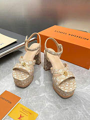 Louis Vuitton Maya Platform Sandal Natural - 2