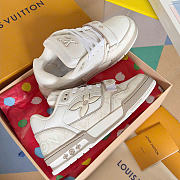 Louis Vuitton LV Trainer Sneakers Beige - 1