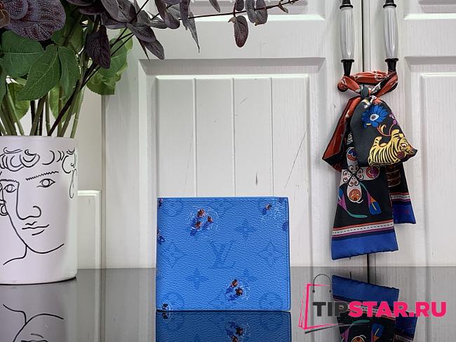 Louis Vuitton Pocket agenda cover in blue - 1