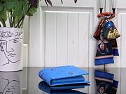 Louis Vuitton Pocket agenda cover in blue - 4