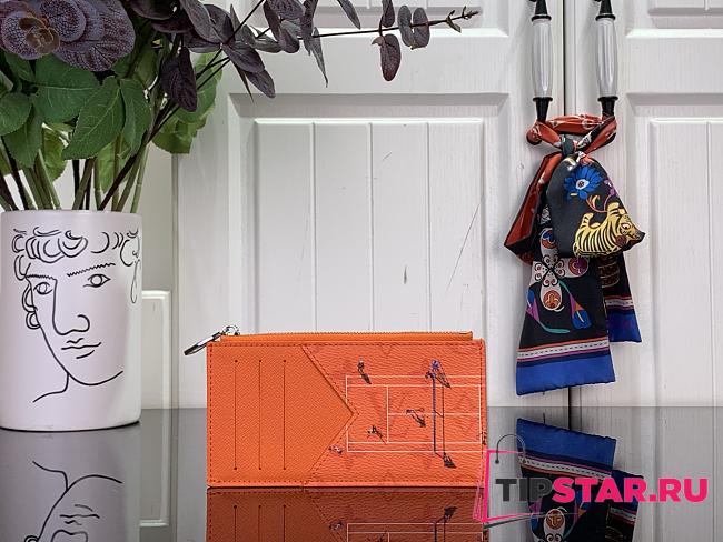 Louis Vuitton Card Holder In Orange - 1