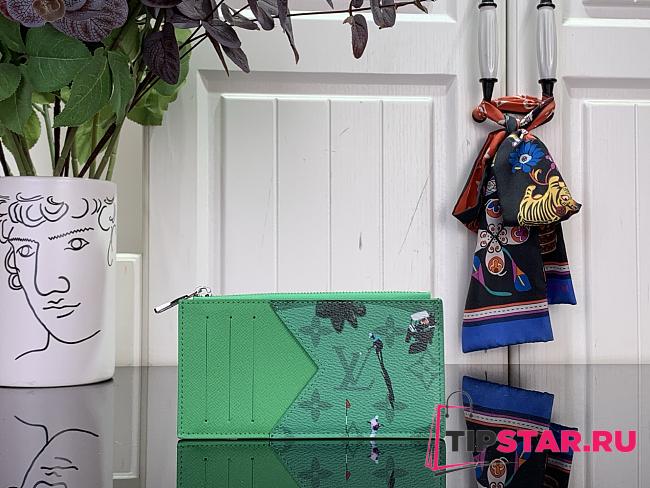 Louis Vuitton Card Holder In Green - 1