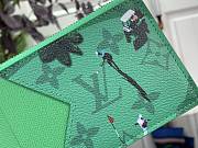 Louis Vuitton Card Holder In Green - 6