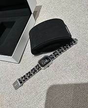 CHANEL PREMIÈRE ICONIC CHAIN ​​WATCH BLACK/SILVER  - 3