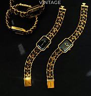CHANEL PREMIÈRE ICONIC CHAIN ​​WATCH BLACK/GOLD - 3