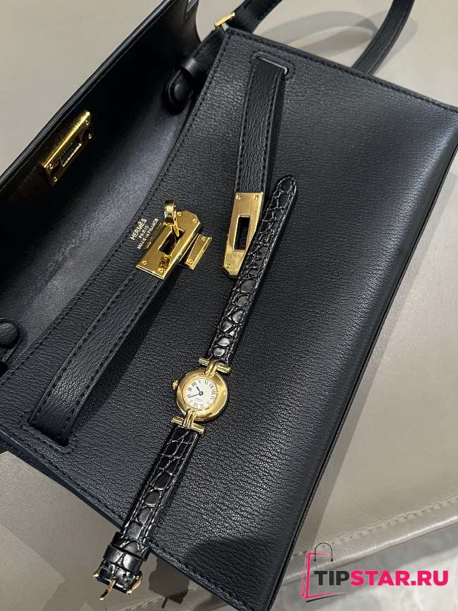 Cartier Colisee gold-gilt quartz black - 1