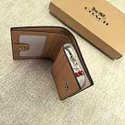 Coach Snap Wallet In Signature Canvas With Cherry 03 - 6