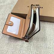 Coach Snap Wallet In Signature Canvas With Cherry 03 - 4