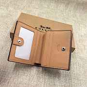 Coach Snap Wallet In Signature Canvas With Cherry 03 - 3