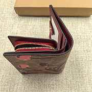 Coach Snap Wallet In Signature Canvas With Cherry 01 - 5