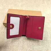 Coach Snap Wallet In Signature Canvas With Cherry 01 - 4