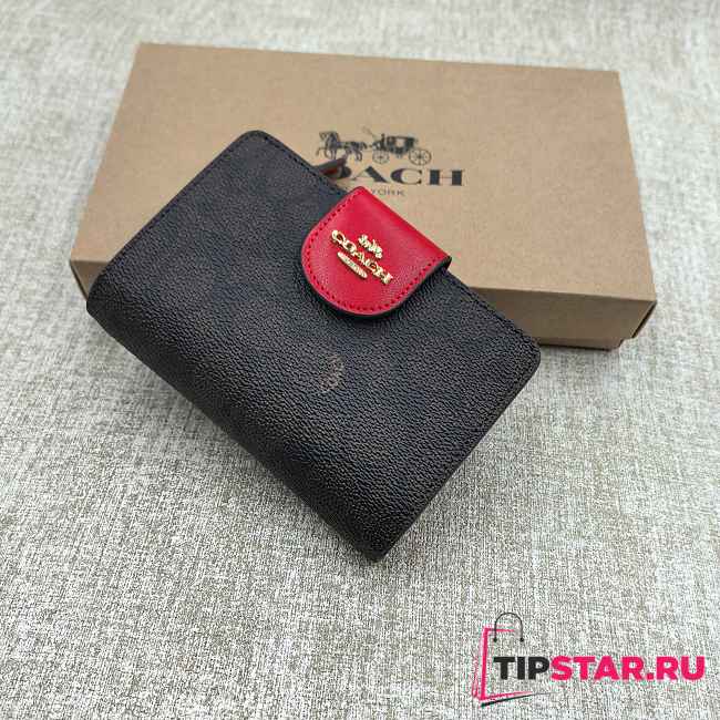 Coach Medium Corner Zip Wallet 02 - 1