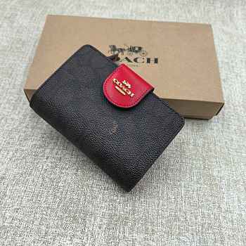 Coach Medium Corner Zip Wallet 02