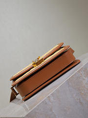 Ysl Satchel Small bag in beige raffia - 5