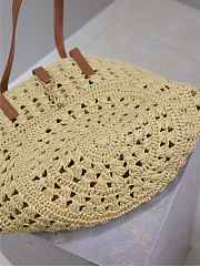 Ysl PANIER bag in raffia naturel size 55x31x28 cm - 2