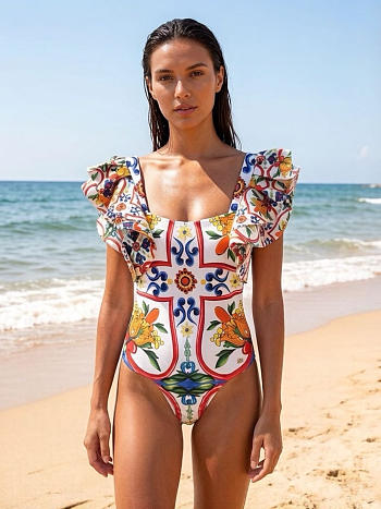 Dolce & Gabbana New One-Piece Swimsuit 01