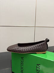 Bottega Veneta Fondant Intrecciato Woven Nappa Leather Bow Ballet Flats - 3