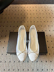 Chanel Mesh Ballet flats off-white color - 1