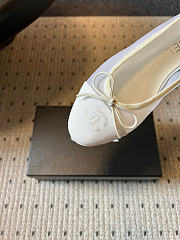 Chanel Mesh Ballet flats off-white color - 6