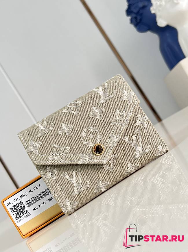 Louis Vuitton Victorine wallet Khaki Denim - 1