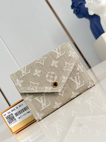 Louis Vuitton Victorine wallet Khaki Denim