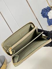 Louis Vuitton Zippy Wallet Khaki Denim - 5