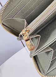 Louis Vuitton Zippy Wallet Khaki Denim - 3