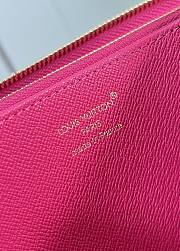 Louis Vuitton Zippy Wallet Pink Denim - 6
