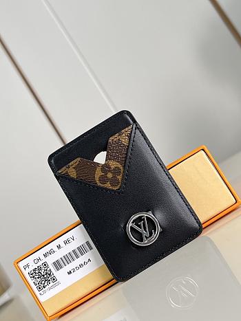 Louis Vuitton Magnetic Card Holder Black