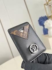 Louis Vuitton Magnetic Card Holder Black - 4