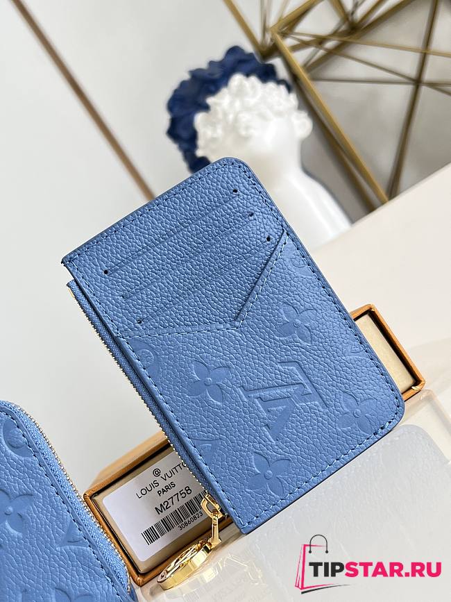Louis Vuitton Romy Card Holder Blue Jeans - 1