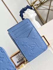 Louis Vuitton Romy Card Holder Blue Jeans - 1