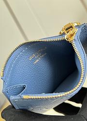 Louis Vuitton Romy Card Holder Blue Jeans - 6