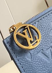 Louis Vuitton Romy Card Holder Blue Jeans - 5