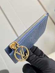 Louis Vuitton Romy Card Holder Blue Jeans - 4