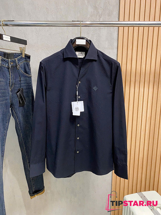 Hermes Noir Prestige Shirt - 1
