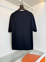 Hermes Essential Logo T-Shirt Black - 6