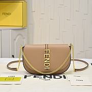FENDI | Fendigraphy Wallet on Chain Brown - 1