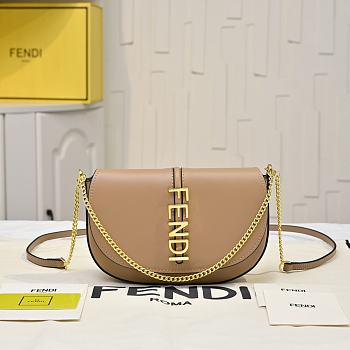 FENDI | Fendigraphy Wallet on Chain Brown