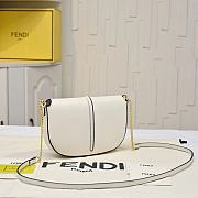 Fendi Fendigraphy Wallet on Chain White - 2