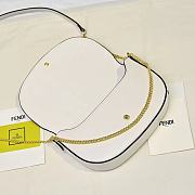 Fendi Fendigraphy Wallet on Chain White - 6