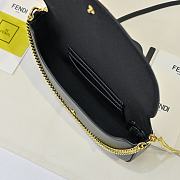 Fendi Fendigraphy Wallet on Chain Black - 3